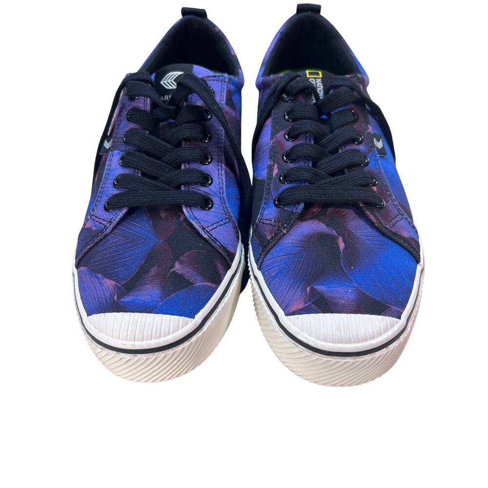 Cariuma OCA low‎ sneakers men 10.5 women 12 National Geographic Peace Lily Vegan - Picture 2 of 2
